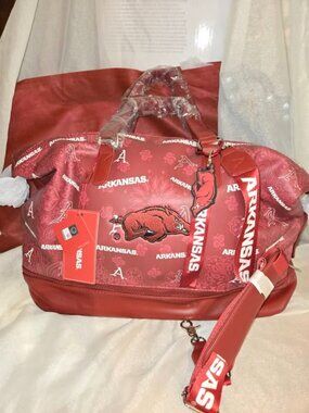 University of Arkansas Montana West NCAA  Duffle Bag/Weekender Embroidery